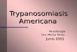 Trypanosomiasis Americana Parasitología Dra. Marisa Torres Junio 2001