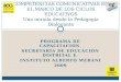 PROGRAMA DE CAPACITACIÓN SECRETARÍA DE EDUCACIÓN DISTRITAL E INSTITUTO ALBERTO MERANI 2009 COMPETENCIAS COMUNICATIVAS EN EL MARCO DE LOS CICLOS EDUCATIVOS