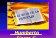 LA BLIBLIA EN LA PROFESIA Humberto Fierro G.. ¿Es confiable la Biblia? Introducción La inspiración de las Escrituras es una parte vital de las creencias