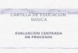 CARTILLA DE EDUCACION BASICA EVALUACION CENTRADA EN PROCESOS
