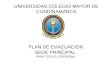 PLAN DE EVACUACION SEDE PRINCIPAL PARA TODO EL PERSONAL UNIVERSIDAD COLEGIO MAYOR DE CUNDINAMARCA