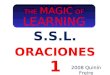 2008 Quinín Freire 11 ORACIONES THE MAGIC OF LEARNING S.S.L