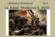Historia Universal III-4 La Edad Moderna S. XVIII