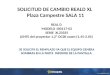 SOLICITUD DE CAMBIO REALD XL Plaza Campestre SALA 11 REAL D MODELO 100117-02 SERIE XL23335 LENTE del proyector 1,2" DC2K zoom (1.45-2.05) SE SOLICITA EL