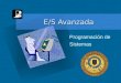 E/S Avanzada E/S Avanzada Programación de Sistemas