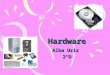 Hardware Alba Uriz 2ºD. Índice Definición de hardware Componentes del hardware 1.Fuente de alimentación 2.La placa base 3.El microprocesador 4.La memoria