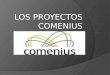 LOS PROYECTOS COMENIUS. Proyecto Comenius 2007 ``Nuestra ciudad hoy´´ En 2007 alumnos alemanes y checos visitaron el colegio ``El Salvador´´, y realizaron