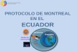 PROTOCOLO DE MONTREAL EN EL ECUADOR Tropósfera Estratósfera Radiación Ultravioleta SAO
