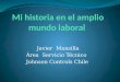 Javier Mansilla Área Servicio Técnico Johnson Controls Chile