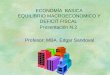 ECONOMÍA BASICA EQUILIBRIO MACROECONOMICO Y DEFICIT FISCAL Presentación N.2 Profesor: MBA. Edgar Sandoval