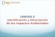 UNIDAD 2 Identificación y Descripción de los Impactos Ambientales