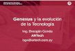 Genexus y la evolución de la Tecnología Ing. Breogán Gonda ARTech bgv@artech.com.uy