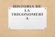 HISTORIA DE LA TRIGONOMERÍA. Historia de la trigonometría. Índice.  ¿Qué es la Trigonometría?  Ramas fundamentales de la Trigonometría.  Aplicaciones
