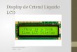 Display de Cristal Liquido LCD Armando Mtz. Reyes ITESM / ITNL