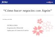 5 de febrero del 2008 JETRO LIMA Organización Oficial del Japón para el Comercio Exterior “Cómo hacer negocios con Japón”