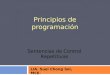 Principios de programación LIA. Suei Chong Sol, MCE. Sentencias de Control Repetitivas