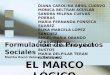 Formulación de Proyectos Sociales Martha Roció Velasco Rodríguez EL MARCO LÓGICO DIANA CAROLINA ABRIL CUERVO MONICA BELTRAN AGUILAR SANDRA MILENA CUEVAS