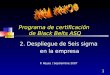 1 Programa de certificación de Black Belts ASQ 2. Despliegue de Seis sigma en la empresa P. Reyes / Septiembre 2007