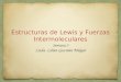 Estructuras de Lewis y Fuerzas Intermoleculares Semana 3 Licda. Lilian Guzmán Melgar