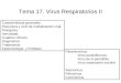 Tema 17. Virus Respiratorios II Características generales. Estructura y ciclo de multiplicación viral. Patogenia. Inmunidad. Cuadros clínicos. Diagnóstico