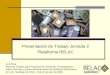 SUR/IDRC Presentación de Trabajo Jornada 2 Plataforma RELAC Uca Silva Mesa de Trabajo para Proyectos de Desarrollo e Investigación sobre Reciclaje y Reacondicionamiento
