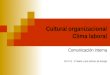 Cultural organizacional Clima laboral Comunicación interna Por C.S - P. Marta Lucía Gómez de Arango