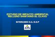 ESTUDIO DE IMPACTO AMBIENTAL RELLENO SANITARIO EL CLAVO INTERASEO S.A. E.S.P