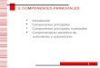 3. COMPONENTES PRINCIPALES  Introducción  Componentes principales  Componentes principales muestrales  Comportamiento asintótico de autovalores y autovectores