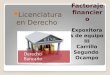 Factoraje financiero Expoxitoras de equipo III Carrillo Segundo Ocampo Licenciatura en Derecho