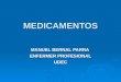 MEDICAMENTOS MANUEL BERNAL PARRA ENFERMER PROFESIONAL UDEC