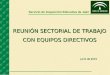 REUNIÓN SECTORIAL DE TRABAJO CON EQUIPOS DIRECTIVOS Servicio de Inspección Educativa de Jaén Junio de 2015