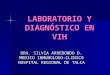 LABORATORIO Y DIAGNÓSTICO EN VIH DRA. SILVIA ARREDONDO D. MEDICO INMUNOLOGO-CLINICO HOSPITAL REGIONAL DE TALCA