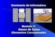 Modulo V: Bases de Datos Elementos Conceptuales Seminario de Informática