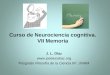 Curso de Neurociencia cognitiva. VII Memoria J. L. Díaz  Posgrado Filosofía de la Ciencia IIF, UNAM