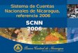 Sistema de Cuentas Nacionales de Nicaragua, referencia 2006 SCNN 2006