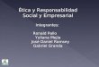 Ética y Responsabilidad Social y Empresarial Integrantes: Ronald Pallo Yuliana Mejia José Daniel Ramsey Gabriel Granda