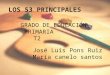 LOS 53 PRINCIPALES GRADO DE EDUCACIÓN PRIMARIA T2 José Luis Pons Ruiz María canelo santos