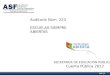 ASF | 1 Cuenta Pública 2012 Auditoría Núm. 223 ESCUELAS SIEMPRE ABIERTAS SECRETARÍA DE EDUCACIÓN PÚBLICA