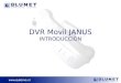 DVR Movil JANUS INTRODUCCION. 1.Presentación general 2.Contenido del producto 3.Funciones principales 4.Aplicaciones 5.Instalación e imágenes 6.Software