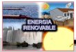 Una energía renovable, limpia o alternativa, es aquella energía que en el proceso de extracción, producción, distribución y aprovechamiento NO produce