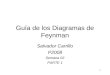 1 Guía de los Diagramas de Feynman Salvador Carrillo P2008 Semana 02 PARTE 1