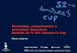 Marketing, comunicación y patrocinio deportivo: Gestión de la 32ª America’s Cup Paco Latorre