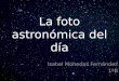 La foto astronómica del día Isabel Mohedas Fernández 1ºB