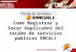 Como Registrar y Sacar Duplicados del recibo de servicios públicos EMCALI