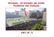 Unidad: El Estado de Chile Poderes del Estado PPT N° 5