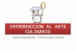 INTRODUCCION AL ARTE CULINARIO Gastronomía internacional