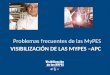 VISIBILIZACIÓN DE LAS MYPES –APC Problemas frecuentes de las MyPES