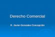 Derecho Comercial R. Javier Gonzales Concepción. Derecho Comercial Sesión 24 INVERSIONISTAS Mercado de Valores 1