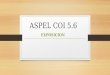 ASPEL COI 5.6 EXPOSICION. CONCEPTO Procesa, integra y mantiene actualizada la información contable y fiscal de la empresa en forma segura y confiable