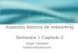 Aspectos básicos de networking Semestre 1 Capítulo 2 Jorge Vásquez frederichen@yahoo.com